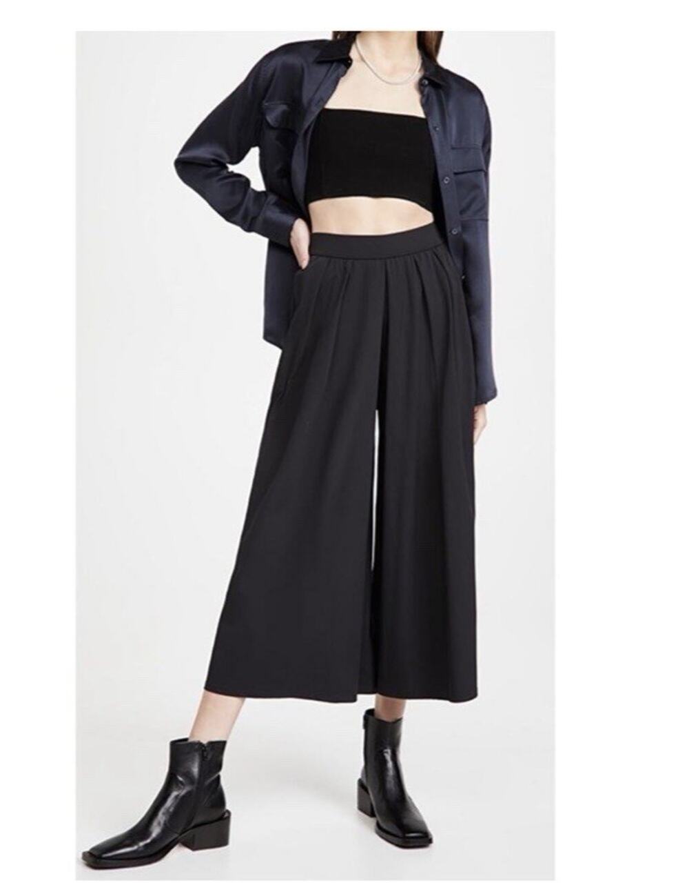 New Balance Well Being Culottes Black XL NWOT Wide Leg Athleisure Pants